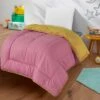 Kids Coverless Printed 7.5 Tog Washable Quilt With Pillow Set 120 X 150 Cm - Pink & Mustard(Kids Coverless Printed 7 5 Tog Washable Quilt With Pillow Set 120 X 150 Cm Pink Mustard) -Bedding Discount Store d224eca2 6995 489f 80e7 f06bb86d6d40