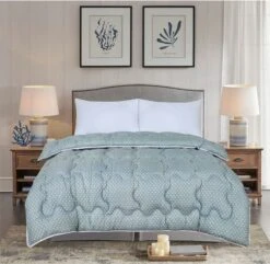 Soft Touch Coverless Microfibre Ultimate Comfort Duvet Quilt 10.5 Tog - Grey Polka Dot(Soft Touch Coverless Microfibre Ultimate Comfort Duvet Quilt 10 5 Tog Grey Polka Dot)