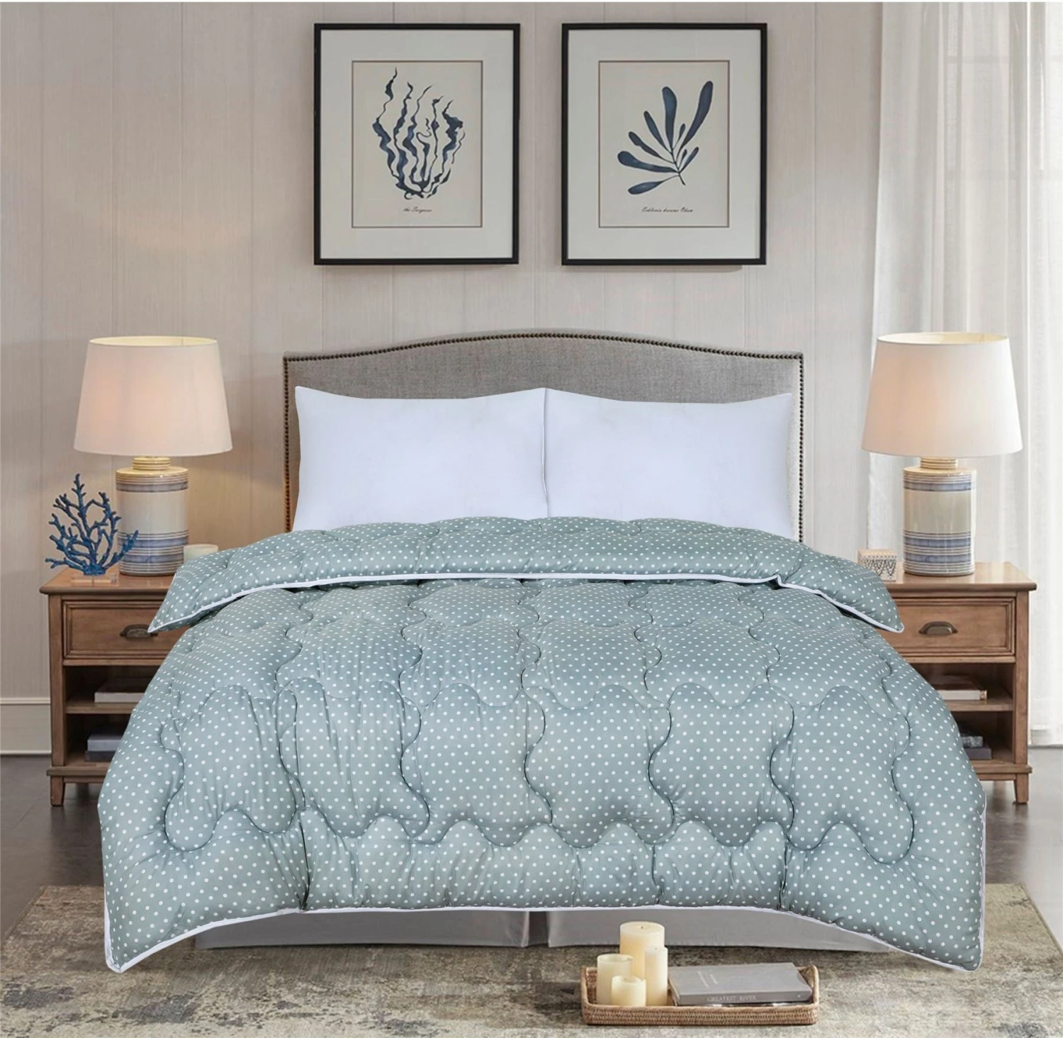 Soft Touch Coverless Microfibre Ultimate Comfort Duvet Quilt 10.5 Tog - Grey Polka Dot(Soft Touch Coverless Microfibre Ultimate Comfort Duvet Quilt 10 5 Tog Grey Polka Dot) 3 Soft Touch Coverless Microfibre Ultimate Comfort Duvet Quilt 10.5 Tog - Grey Polka Dot(Soft Touch Coverless Microfibre Ultimate Comfort Duvet Quilt 10 5 Tog Grey Polka Dot)