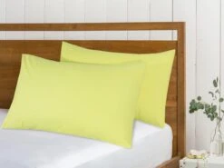 Cotton Pillowcases Pillow Cover Pair - Lemon(Cotton Pillowcases Pillow Cover Pair Lemon) -Bedding Discount Store lemon3