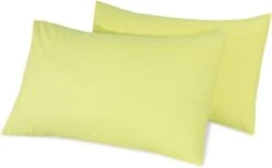 Cotton Pillowcases Pillow Cover Pair - Lemon(Cotton Pillowcases Pillow Cover Pair Lemon) -Bedding Discount Store lemon4