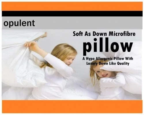Microfibre Pillows - Non Allergenic(Microfibre Pillows Soft Spiral Bounce Filling Non Allergenic) 4 Microfibre Pillows - Non Allergenic(Microfibre Pillows Soft Spiral Bounce Filling Non Allergenic) - Image 2