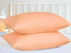 Cotton Pillowcases Pillow Cover Pair - Peach(Cotton Pillowcases Pillow Cover Pair Peach) -Bedding Discount Store peach3