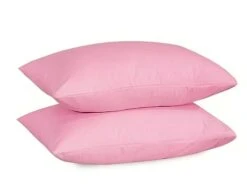 Cotton Pillowcases Pillow Cover Pair - Pink(Cotton Pillowcases Pillow Cover Pair Pink)