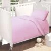 Egyptian Cotton Cot Bed Duvet Cover & Pillowcase Set : Pink(Copy Of Egyptian Cotton Cot Bed Duvet Cover Pillowcase Set Pink) -Bedding Discount Store pinkduvetcovercotbed