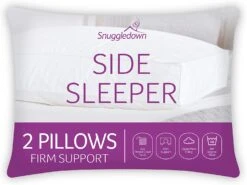 Snuggledown Side Sleeper White Pillows : 2 Pack(Snuggledown Side Sleeper White Pillows 2 Pack)