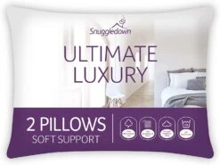 Snuggledown Ultimate Luxury White Pillows : 2 Pack(Snuggledown Ultimate Luxury White Pillows 2 Pack)