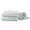 4.5 Tog Green Tint Duvet Quilt With 2 Bounce Pillows - Bundle(4 5 Tog Green Tint Duvet Quilt With 2 Bounce Pillows Bundle)