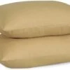 Cotton Pillowcases Pillow Cover Pair - Sand(Cotton Pillowcases Pillow Cover Pair Sand) -Bedding Discount Store sand1