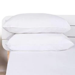 Cotton Pillowcases Pillow Cover Pair - White(Cotton Pillowcases Pillow Cover Pair White)
