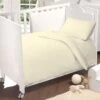 Egyptian Cotton Cot Bed Duvet Cover & Pillow Case Set : Cream(Egyptian Cotton Cot Bed Duvet Cover Pillowcase Set Cream) 2 Egyptian Cotton Cot Bed Duvet Cover & Pillow Case Set : Cream(Egyptian Cotton Cot Bed Duvet Cover Pillowcase Set Cream) -Bedding Discount Store wscotcream