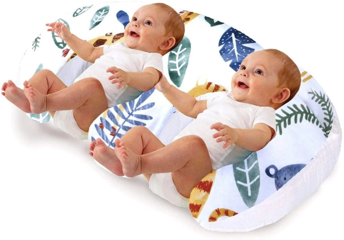 Twin Feeding Nursing Pillow Cushion For Complete Support : Jungle Jamboree(Twin Feeding Nursing Pillow Cushion For Complete Support Jungle Jamboree) 3 Twin Feeding Nursing Pillow Cushion For Complete Support : Jungle Jamboree(Twin Feeding Nursing Pillow Cushion For Complete Support Jungle Jamboree)